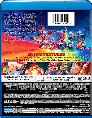 The Super Mario Bros. Movie (Blu-Ray + DVD + Digital)