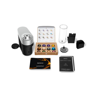 Nespresso Vertuo Pop+ Deluxe Coffee and Espresso Machine by De'Longhi, Silver