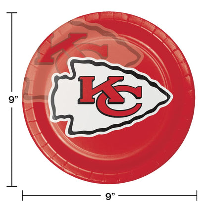 Kansas City Chiefs Game Day Party Supplies Kit, Serves 8