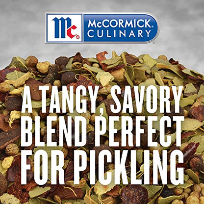 McCormick Culinary Pickling Spice, 12 oz - One 12 Ounce Container of Mixed Pickling Spice, Best for Seasoning Pickles, Corned Beef, Pot Roasts and More