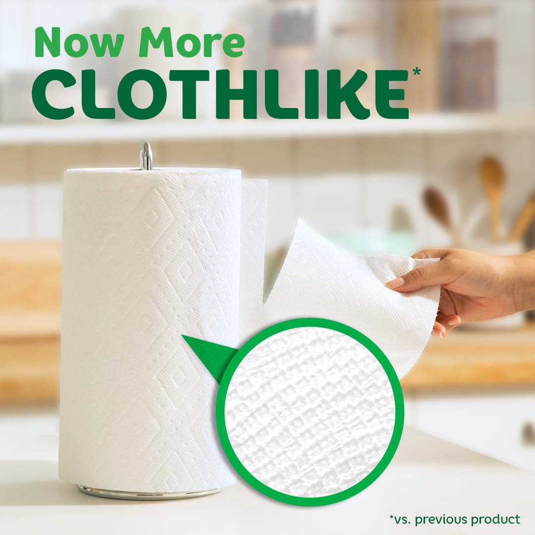 Bounty Select-A-Size Paper Towels, White, 8 Double Plus Rolls = 20 Regular Rolls