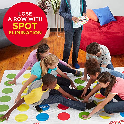 Twister Ultimate: Bigger Mat, More Colored Spots, Family, Kids Party Game Age 6+; Compatible with Alexa (Amazon Exclusive)