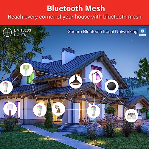 Sengled Alexa Light Bulb, S1 Auto Pairing with Alexa Devices, Warm Light Bulbs, Smart Light Bulbs that work with Alexa, Bluetooth Mesh Smart Home Lighting, E26 60W Equivalent, 800LM, 1-Pack