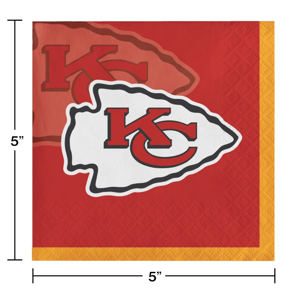 Kansas City Chiefs Game Day Party Supplies Kit, Serves 8