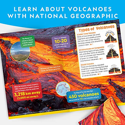 NATIONAL GEOGRAPHIC Volcano Bean Bag Toss Game for Kids - Kids Cornhole Game Set with 5 Backyard Games, Bean Bags for Tossing, Yard Games for Kids, Outdoor Kids Games, Patio Games (Amazon Exclusive)