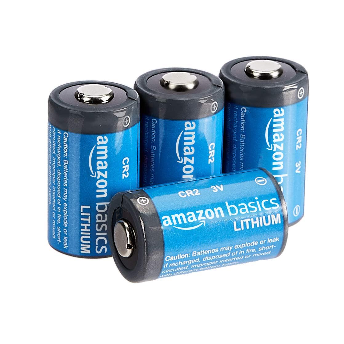 Amazon Basics CR2 Lithium Batteries, 3 Volt, Long Lasting Power, Low Self-Discharge Rate Pack of 4