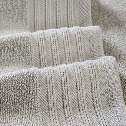 Amrapur Overseas 6-Piece Yarn Dyed Diamond Gate Jacquard Towel Set Rose