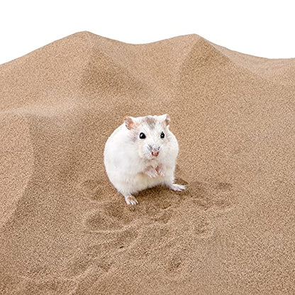 Niteangel Hamster Desert Bath Sand | No-Dust Bath or Potty Litter Sand for Hamster Chinchillas Gerbil Mice Degu or Other Small Pets