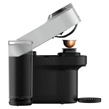 Nespresso Vertuo Pop+ Deluxe Coffee and Espresso Machine by De'Longhi, Silver