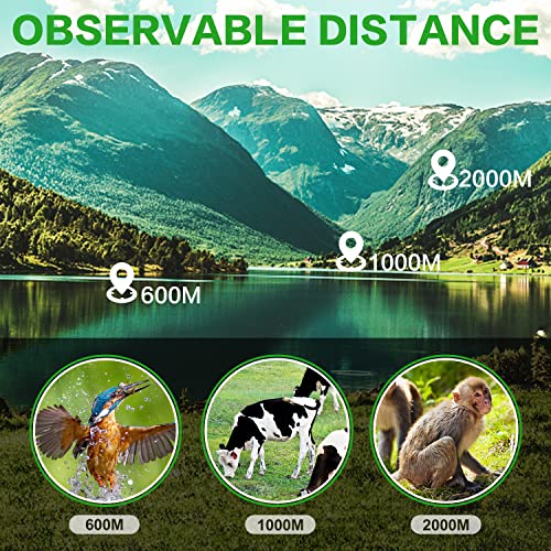 16X52 Monocular Telescope High Powered for Adults, 2023 Power Prism Compact Monoculars for Adults Kids,HD Monocular Scope for Gifts, Outdoor Activity,Bird Watching,Hiking,Concert,Travelling