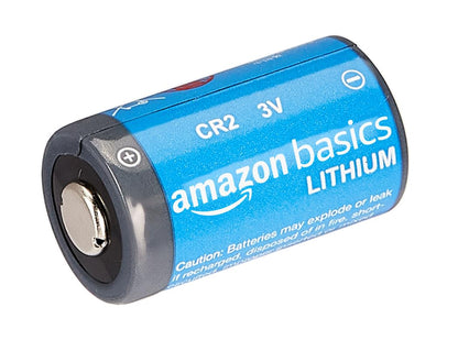 Amazon Basics CR2 Lithium Batteries, 3 Volt, Long Lasting Power, Low Self-Discharge Rate Pack of 4