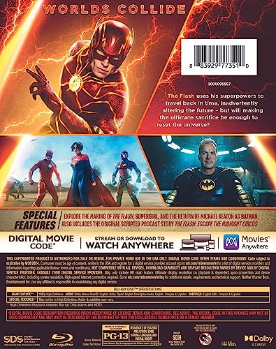 The Flash (Blu ray + Digital) [Blu-ray]