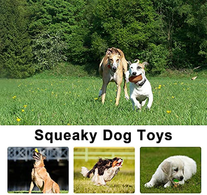 LEGEND SANDY 14 Pack Dog Squeaky Toys Cute Stuffed Plush Fruits Snacks and Vegetables Dog Toys for Puppy Small Medium Dog Pets