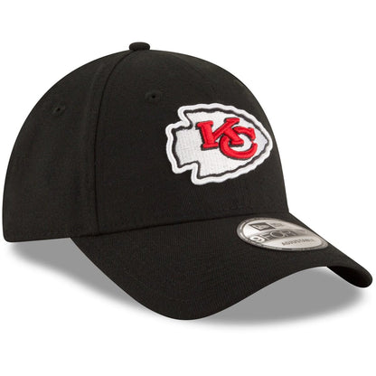 New Era NFL The League 9FORTY Adjustable Mens Hat Cap One Size Fits All (Kansas City Chiefs - Black)