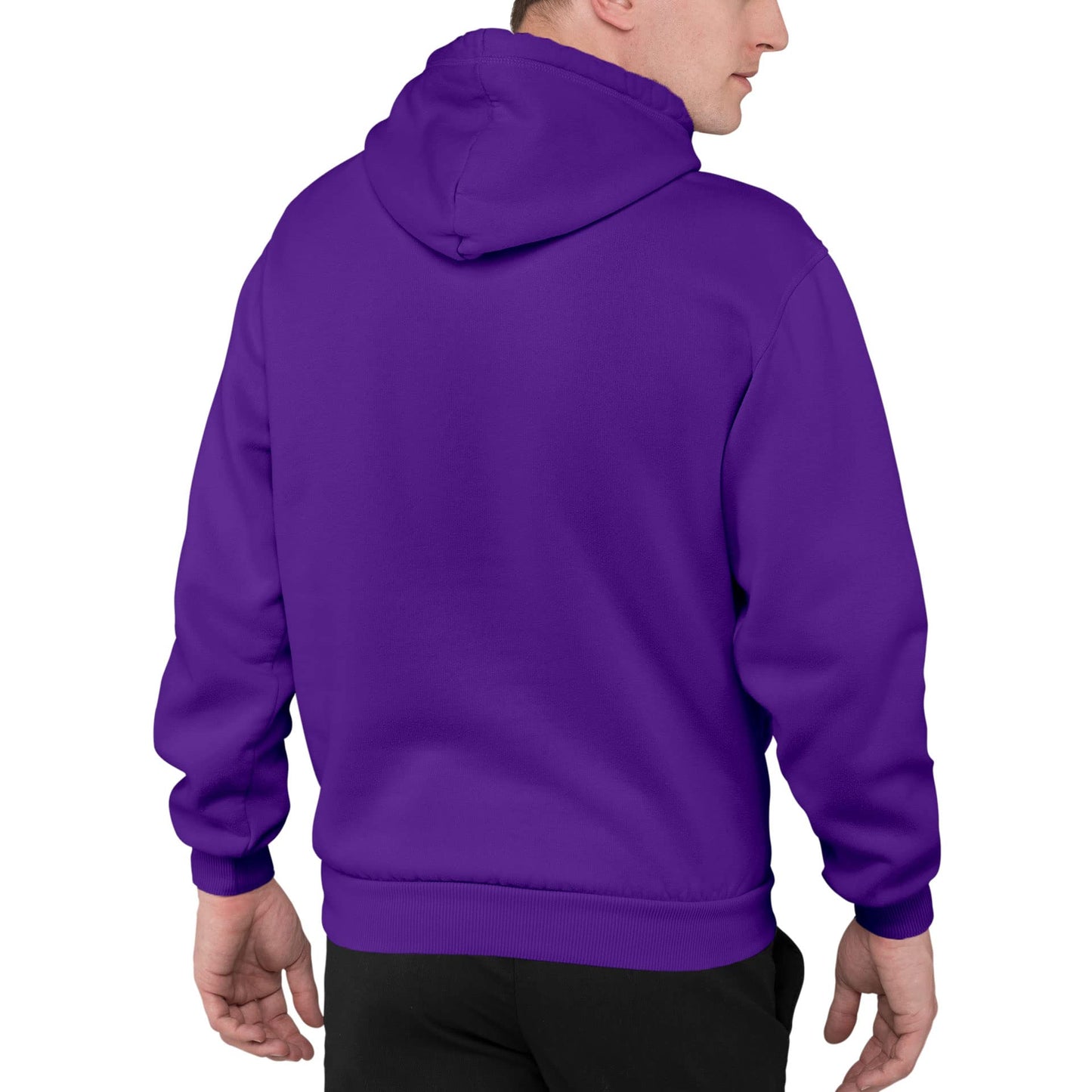 Junk Food Clothing x NFL - Minnesota Vikings - Classic Team Logo - Unisex Adult Pullover Fleece Hoodie for Men and Women - Size Large , Purple