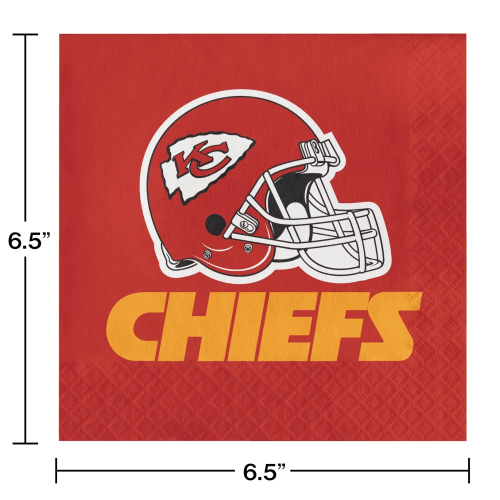 Kansas City Chiefs Game Day Party Supplies Kit, Serves 8