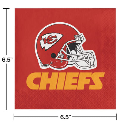 Kansas City Chiefs Game Day Party Supplies Kit, Serves 8