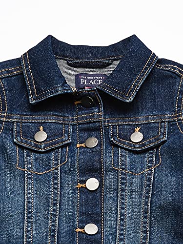 The Children's Place Baby Girls And Toddler Girls Basic Denim Jacket,China Blue,2T