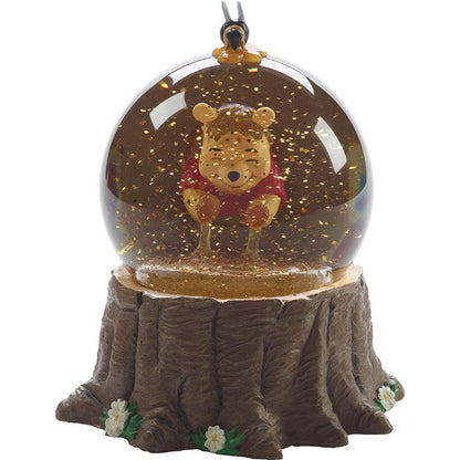 Precious Moments - Disney Showcase Winnie The Pooh Musical Snow Globe, for The Love of Hunny - Resin/Glass - Collectible Birthday Gift, Holiday Present