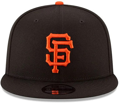 New Era MLB 9FIFTY Adjustable Snapback Hat Cap One Size Fits All (San Francisco Giants Black)