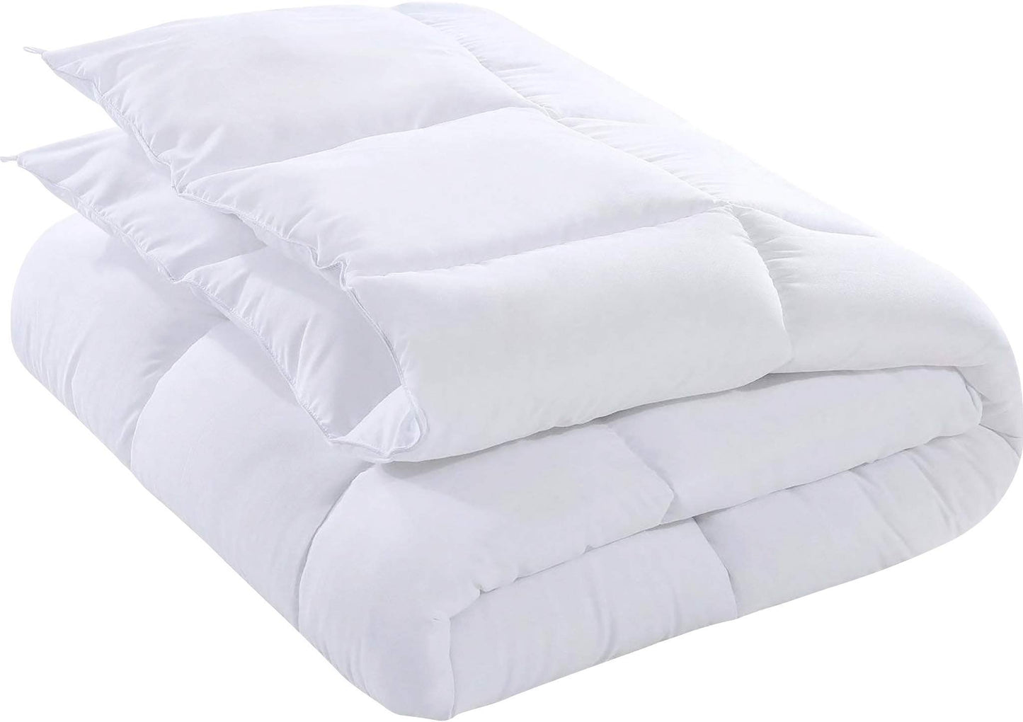 Utopia Bedding Twin XL Comforter Duvet Insert - Quilted Comforter with Corner Tabs - Box Stitched Down Alternative Comforter (Twin XL, White)