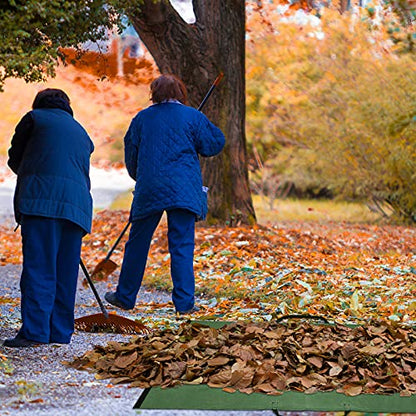 Leaf Bag For Collecting Leaves,Gardening Bag,Leaf Bag Garden Lawn Yard Waste Tarp Container,Garden Waste Basket,Heavy Duty Canvas Fabric Yard Waste Bags for Collecting Leaves on Garden Lawn