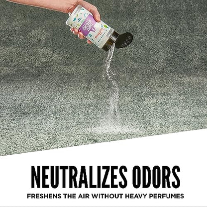 Aunt Fannie's Carpet Refresher, Odor Neutralizer & Deodorizer for Homes with Children, Pets, and other Odor Causes, Lavender Scent, 16 Ounce Powder (Pack of 1)