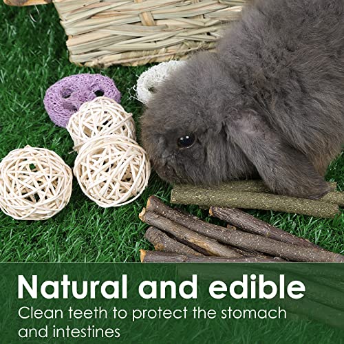 PStarDMoon Bunny Grass House-Hand Made Edible Natural Grass Hideaway Comfortable Playhouse for Rabbits, Guinea Pigs and Small Animals to Play,Sleep and Eat