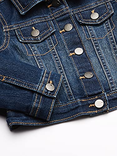 The Children's Place Baby Girls And Toddler Girls Basic Denim Jacket,China Blue,2T