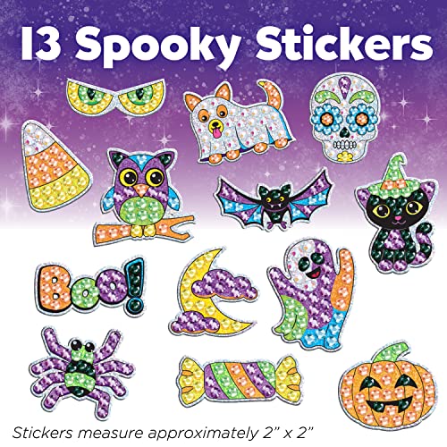 Creativity for Kids Big Gem Diamond Painting Kit - Halloween Stickers and Suncatchers, Halloween Crafts for Kids Ages 6-8+, Diamond Art for Kids