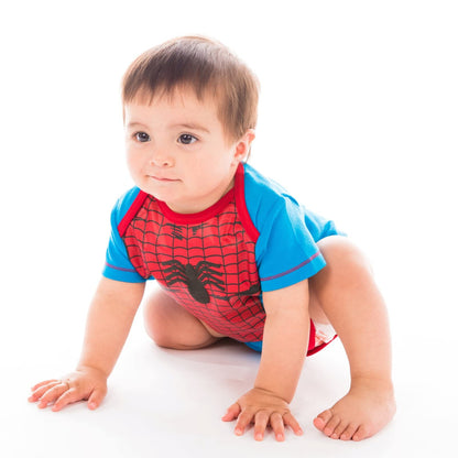 Marvel Baby Boys' 5 Pack Bodysuits - The Hulk, Spiderman, Iron Man and Captain America Multi 12 Months