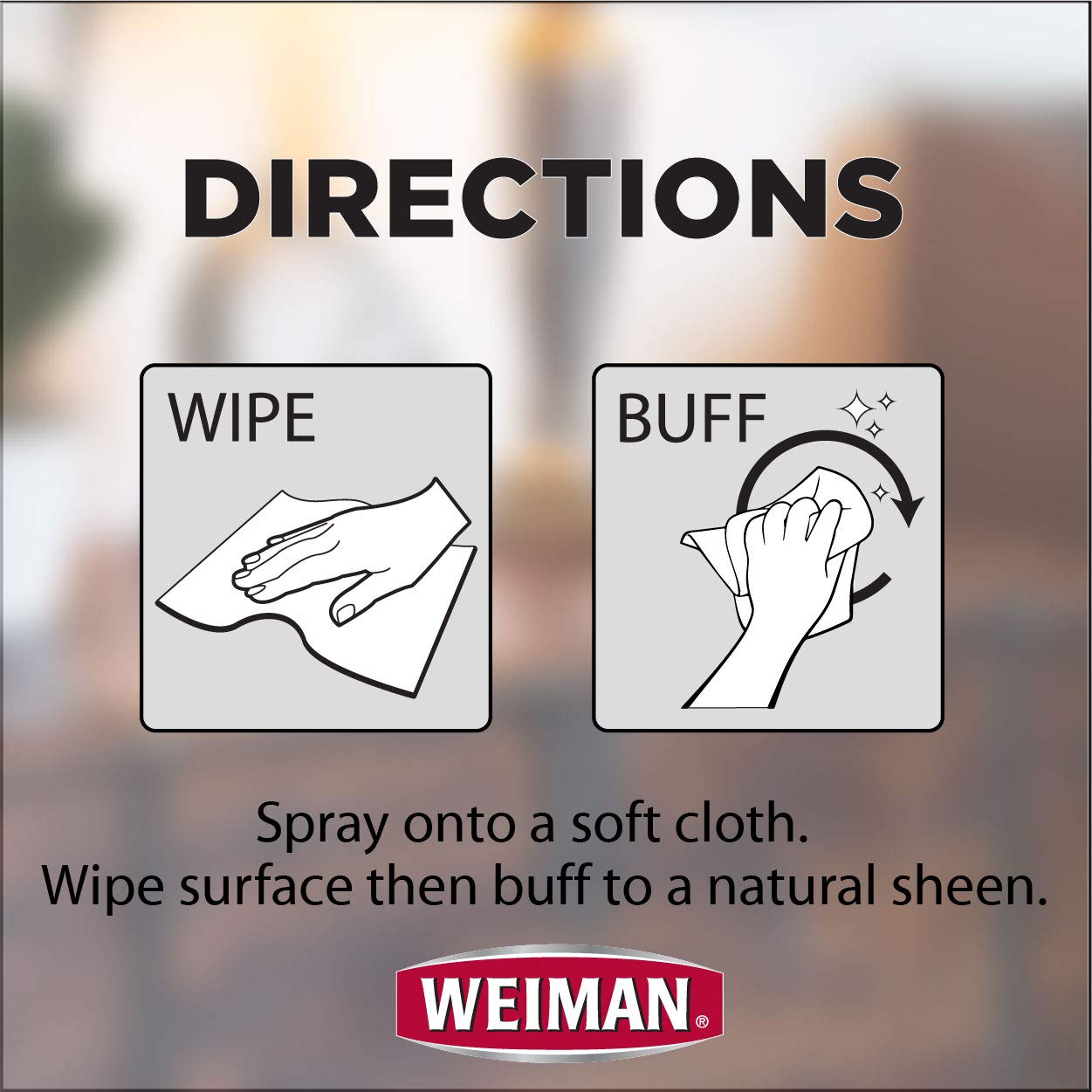 Weiman Leather Cleaner & Conditioner Wipes With UV Protection, Prevent Cracking Or Fading Of Leather Couches, Car Seats, Shoes, Purses - 30 ct