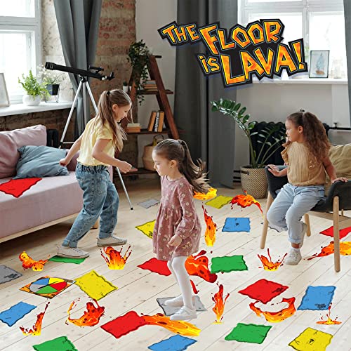 The Original The Floor is Lava! Game by Endless Games - Interactive Game For Kids And Adults - Promotes Physical Activity - Indoor And Outdoor Safe