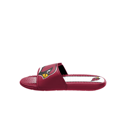FOCO Arizona Cardinals NFL Mens Team Stripe Gel Slide - M