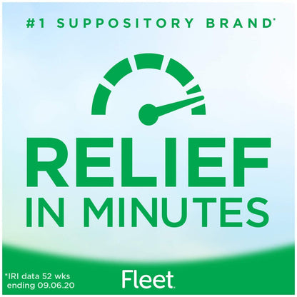 Fleet Liquid Glycerin Suppositories for Adult Constipation, 4 Suppositories, 7.5 ml (Pack of 3)