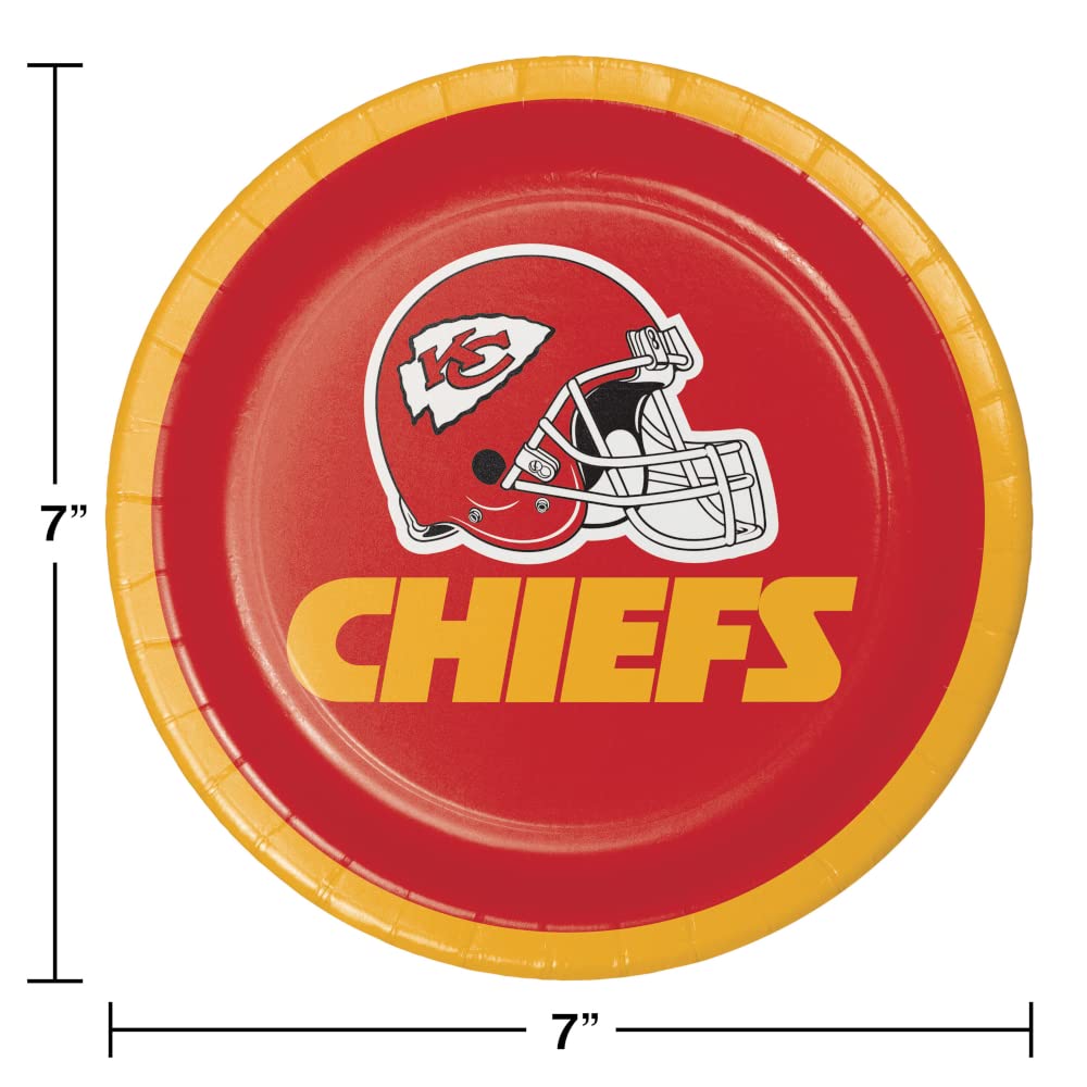 Kansas City Chiefs Game Day Party Supplies Kit, Serves 8