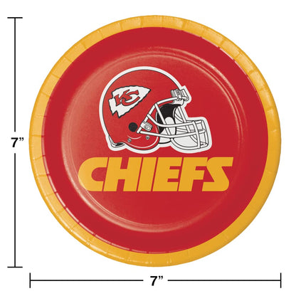 Kansas City Chiefs Game Day Party Supplies Kit, Serves 8