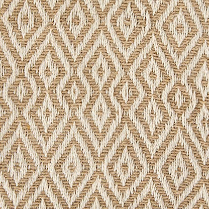 DII Rustic Farmhouse Double Diamond Woven Throw, 50x60, Stone