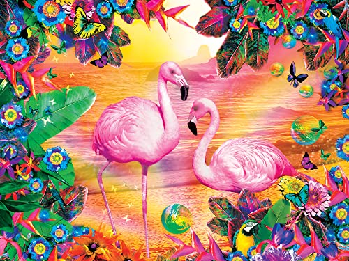 MasterPieces 300 Piece EZ Grip Jigsaw Puzzle - Pretty in Pink - 18"x24"