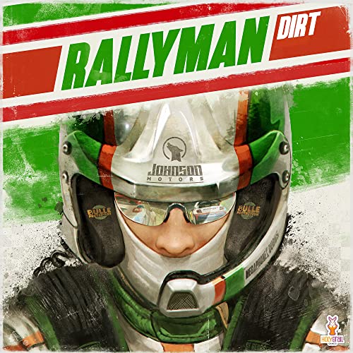 Holy Grail Games Rallyman: Dirt - Dice Based Racing Game, Ages 14+, 1-6 Players