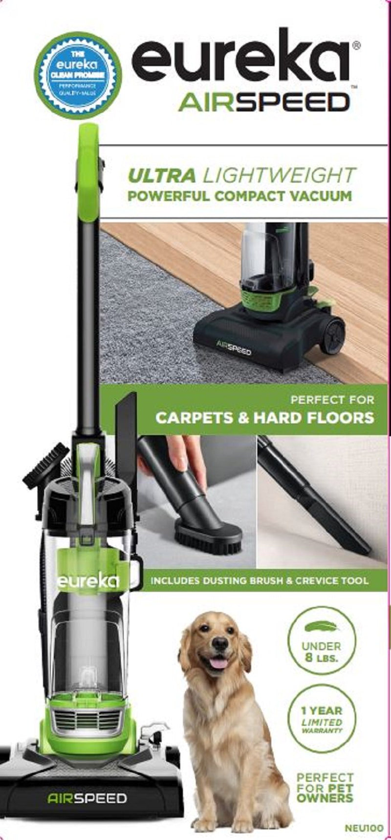 Eureka Airspeed Bagless Upright Vacuum Cleaner, NEU100