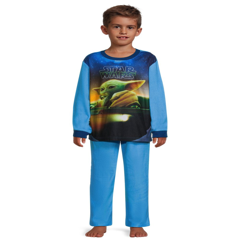 Boys Licensed Character Long Sleeve Top and Pants, 2-Piece Sleet Set, Sizes 4-12