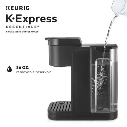 Keurig K-Express Essentials Single Serve K-Cup Pod Coffee Maker, Black