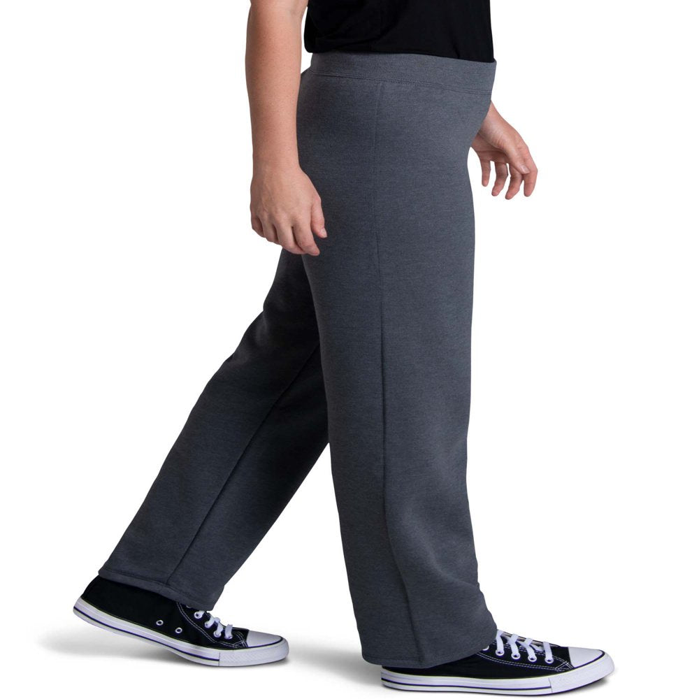 Fruit of the Loom Women's Eversoft Fleece Open Bottom Pant