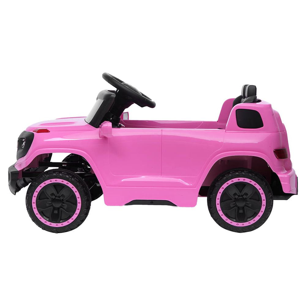 Zimtown Electric Car with 35W*1 6V7AH*1 Battery Children Car Pre-Programmed Music and Ride on Car Remote control Pink