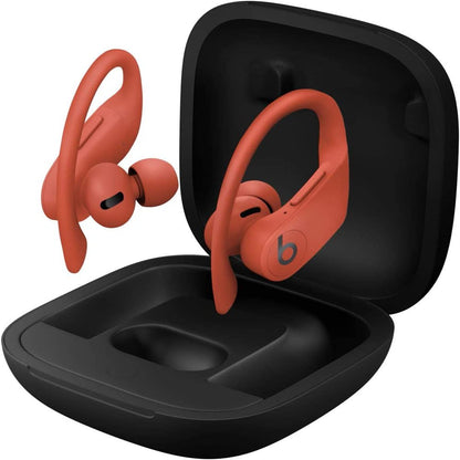 Restored Beats Powerbeats Pro High-Performance Wireless Earbuds Bluetooth Lava Red (Refurbished)