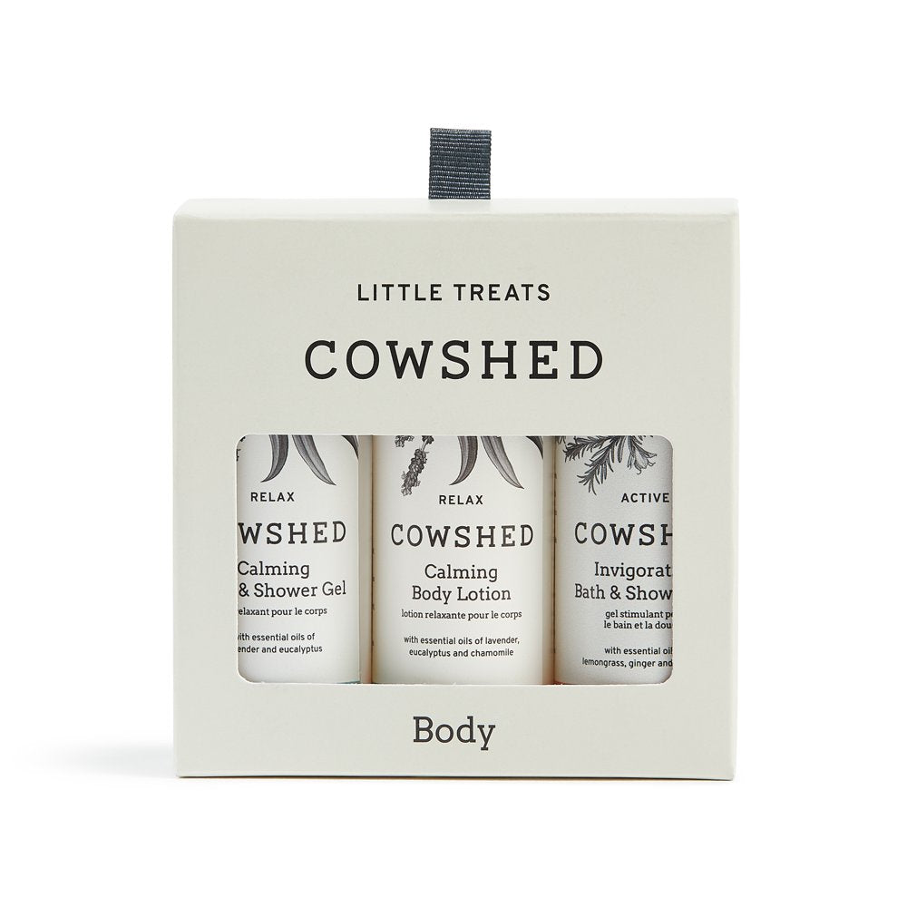 ($25 Value) Cowshed Little Treats Ornament, 3-Piece Travel Body Care Set