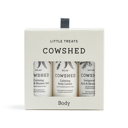 ($25 Value) Cowshed Little Treats Ornament, 3-Piece Travel Body Care Set