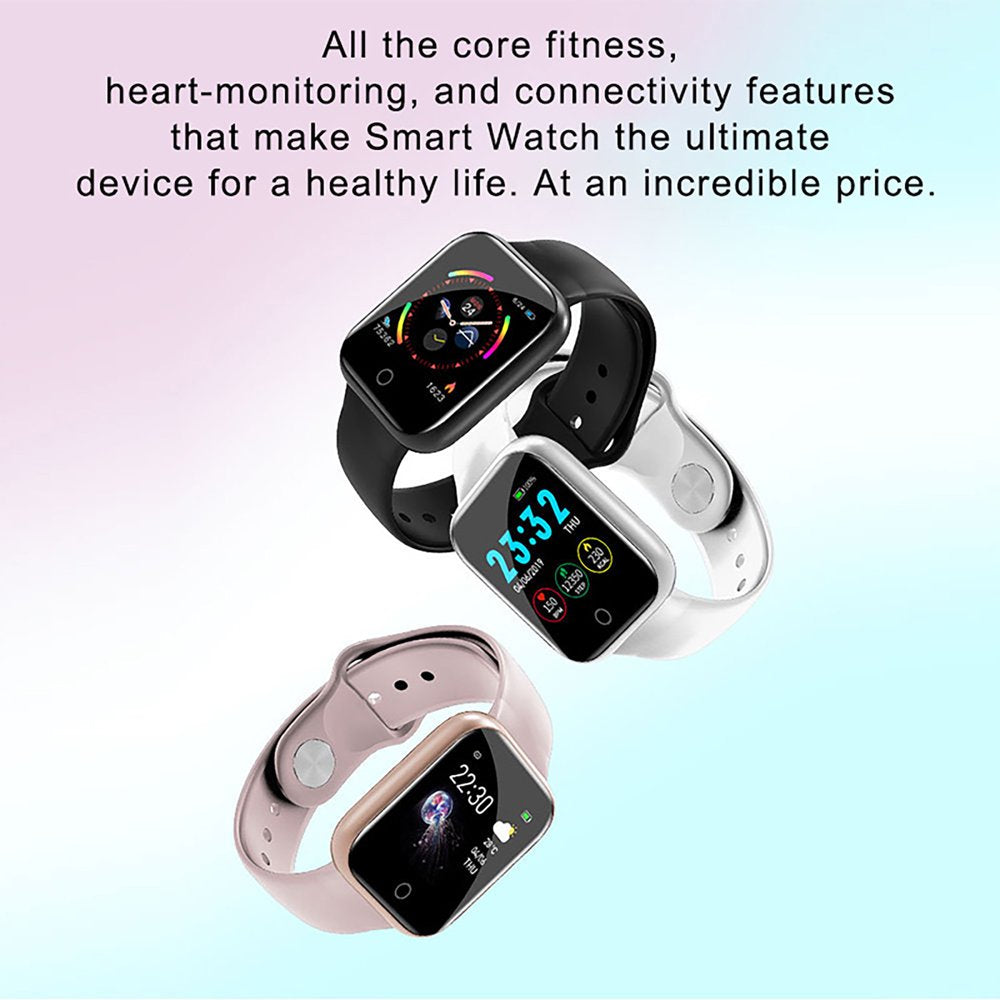  Waterproof Smart Watch Pressure Heart Rate Monitor Fitness Tracker with Temperature for Android iPhone Sport Wear For Men Women Steel Band