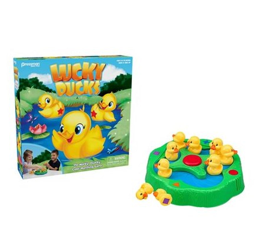 Pressman Toy Lucky Ducks Game for Kids Ages 3 and Up